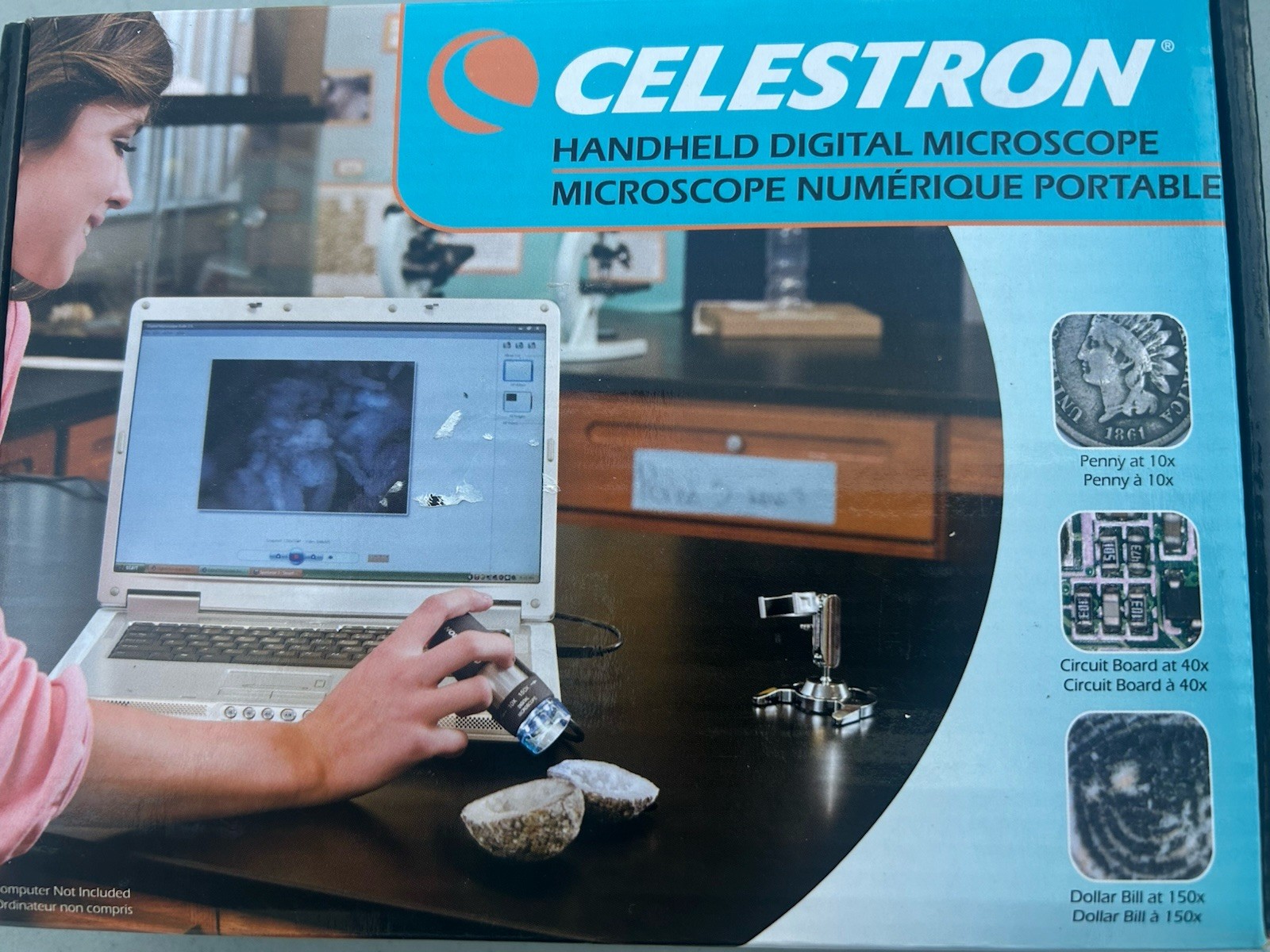 CELESTRON - HANDHELD DIGITAL MICROSCOPE  (2011, Celestron)