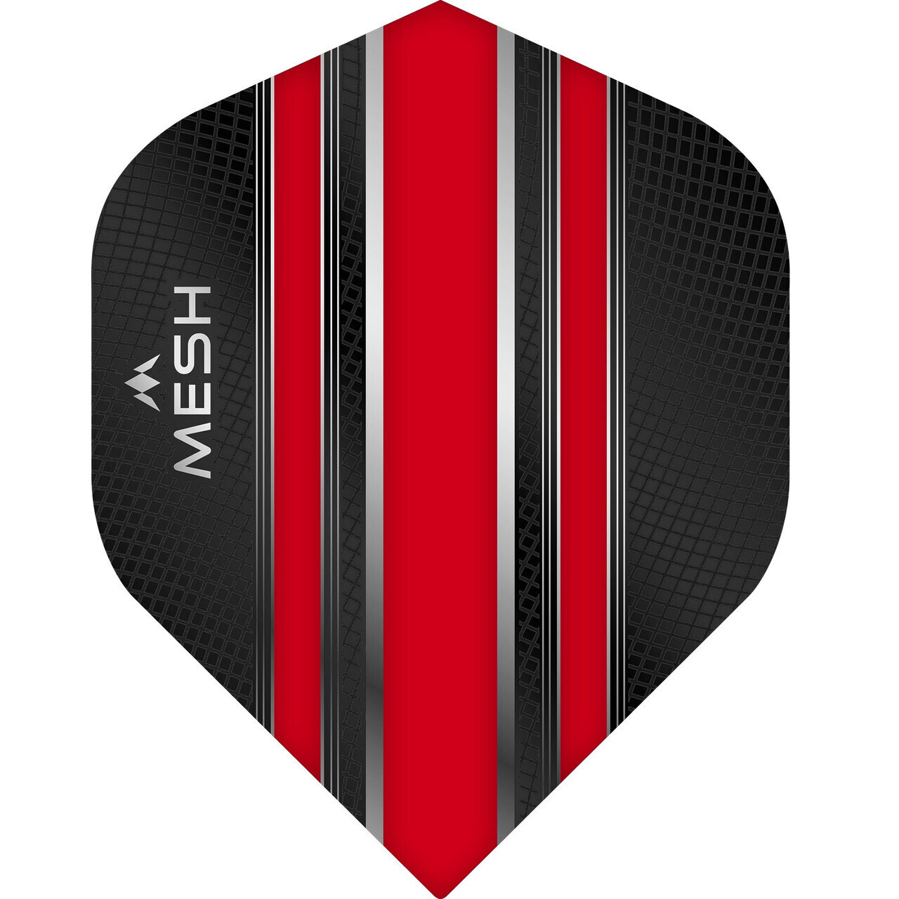 Mission Mesh Dart Flights - 100 Micron - UV Finish - No2 (Standard) - Red