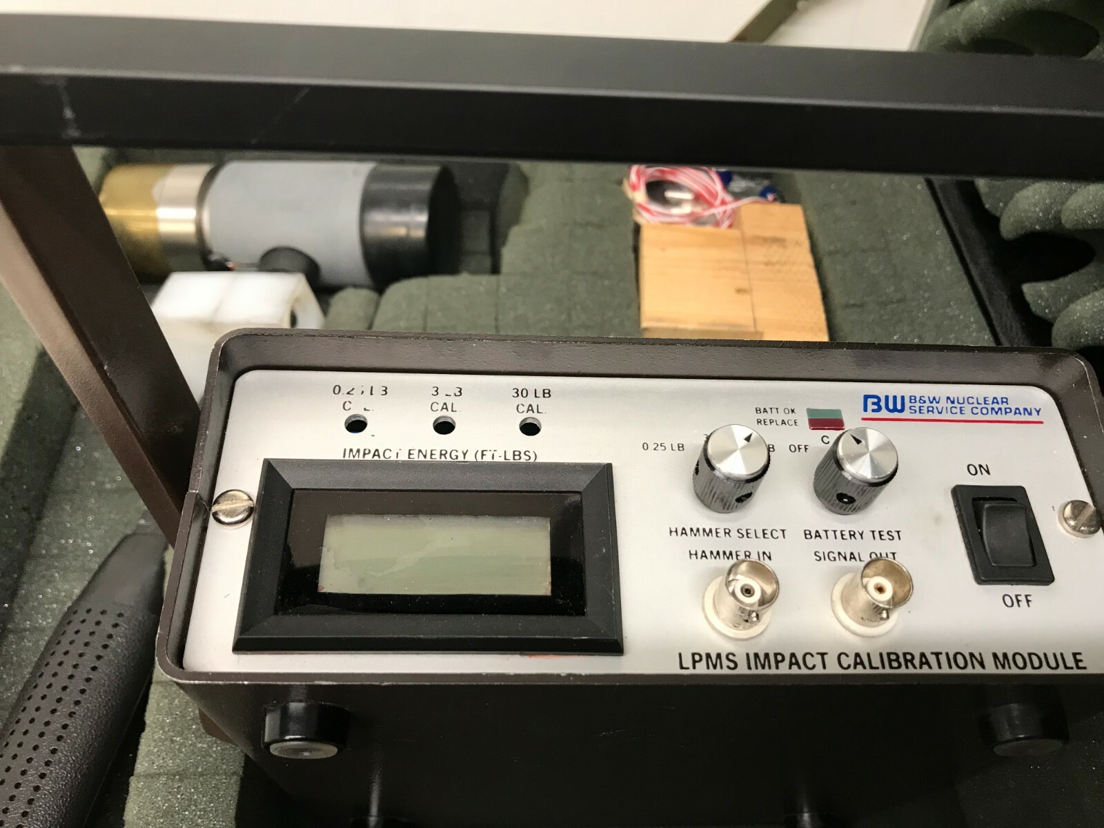 B&W Nuclear Impact Calibration Module BR
