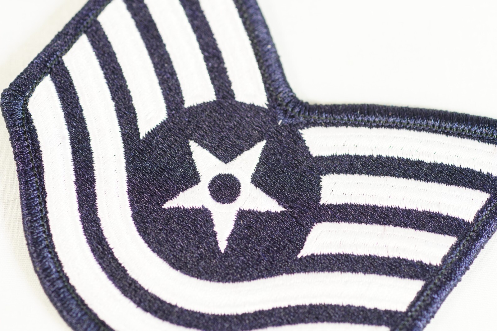 United States Air Force E6 Chevron Rank Insignia Original Embroidered Patch