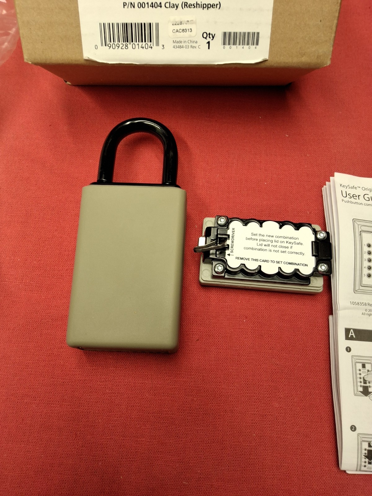 Kidde Access Point Key Safe,3 Key Portable Push Button,001404