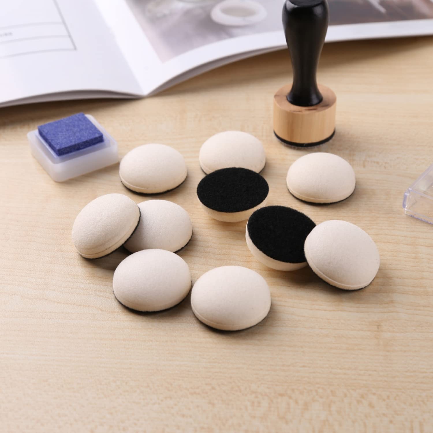 Mini Ink Blending Tool,with Foams Replacement Refill Foam Tool for Foams Scra...
