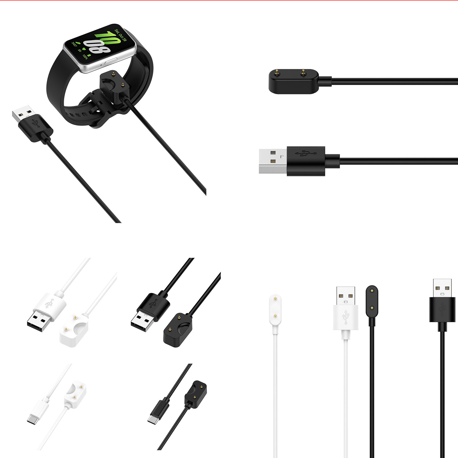 Watch Charger For Samsung Galaxy Fit3 (SM-R390)  Charging Cable Connection Cable
