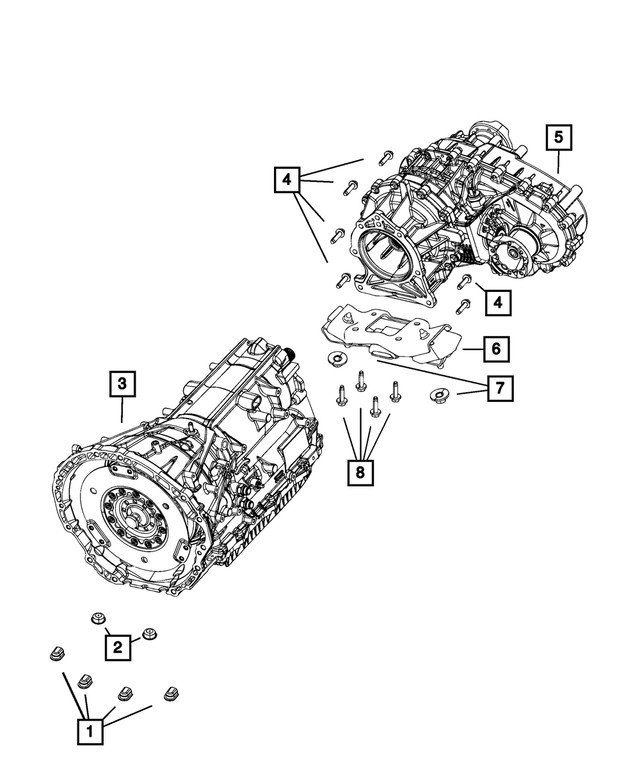 Genuine Mopar Hex Flange Head Bolt 6512411AA
