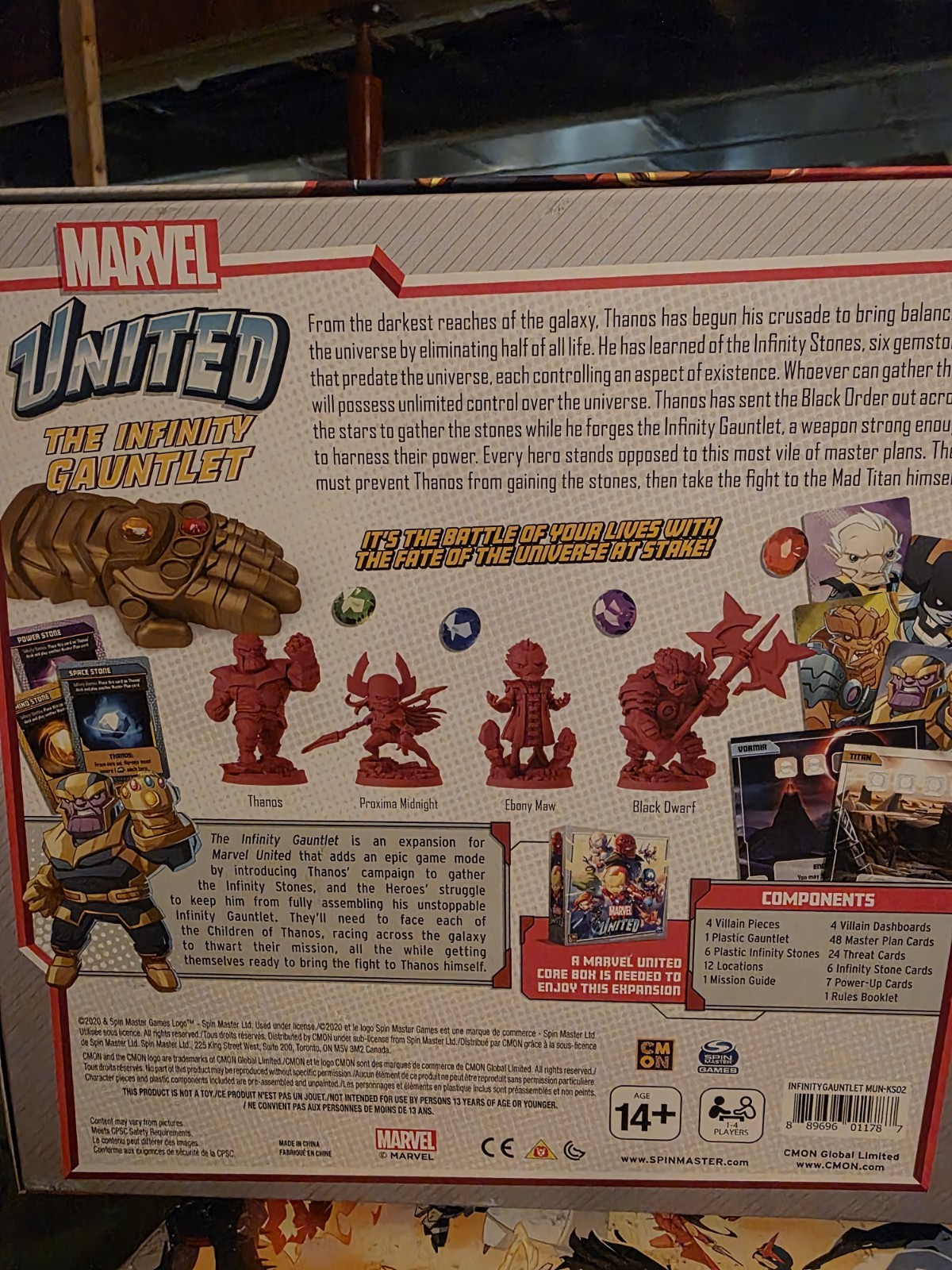 Marvel United Infinity Gauntlet - Complete, Mint & Ready To Ship!