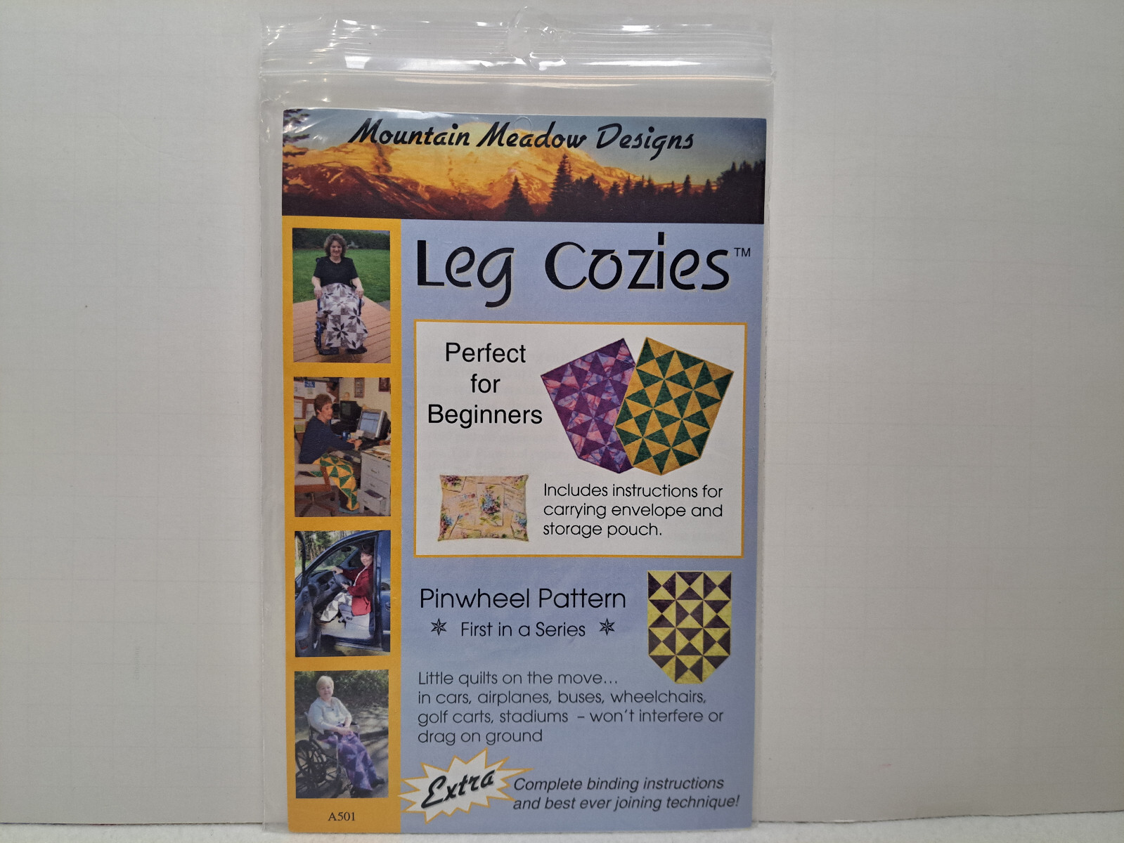 Mountain Meadow Designs Pattern - Leg Cozies (27" x 36") #A501