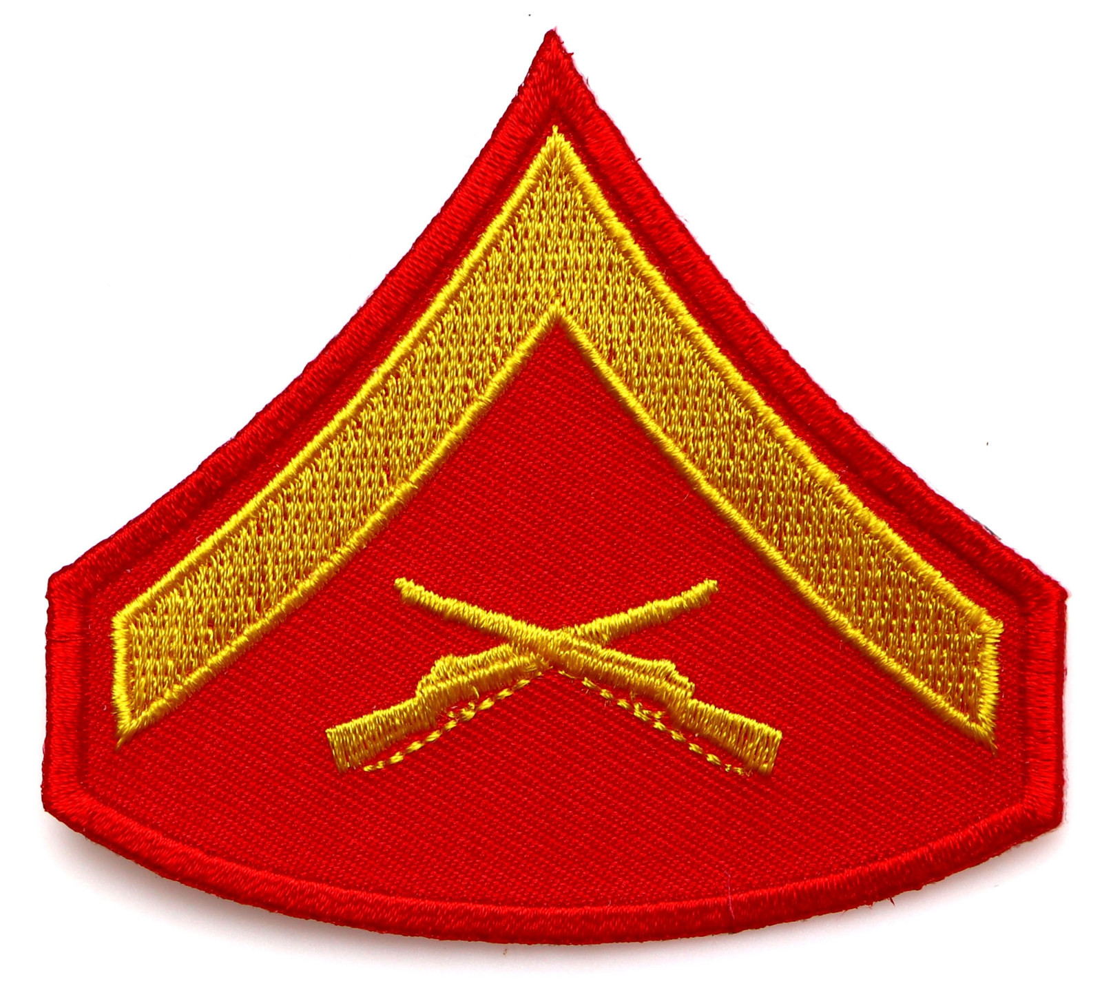 US Marine Corps LANCE CORPORAL Patch Jacket Biker Vest E-3 Chevron USMC Vet LCPL