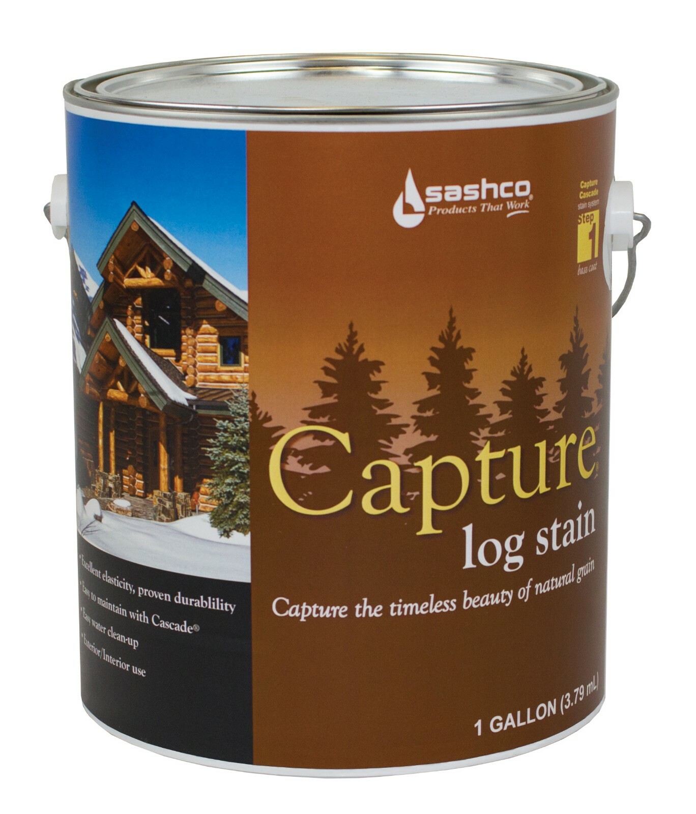 Sashco Capture Log Stain, 1 Gallon, 11 Colors