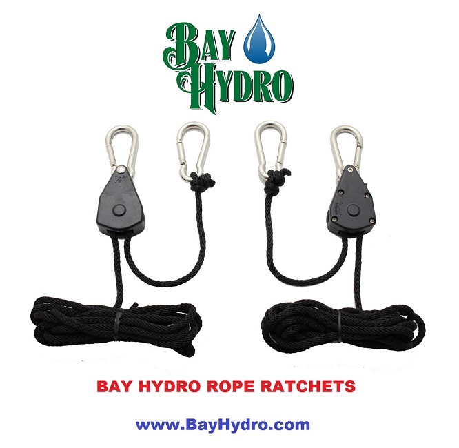 Bay Hydro Rope Ratchets 6 PAIRS (12PC) Light Hanger YOYO Top Quality $$ SAVE $$
