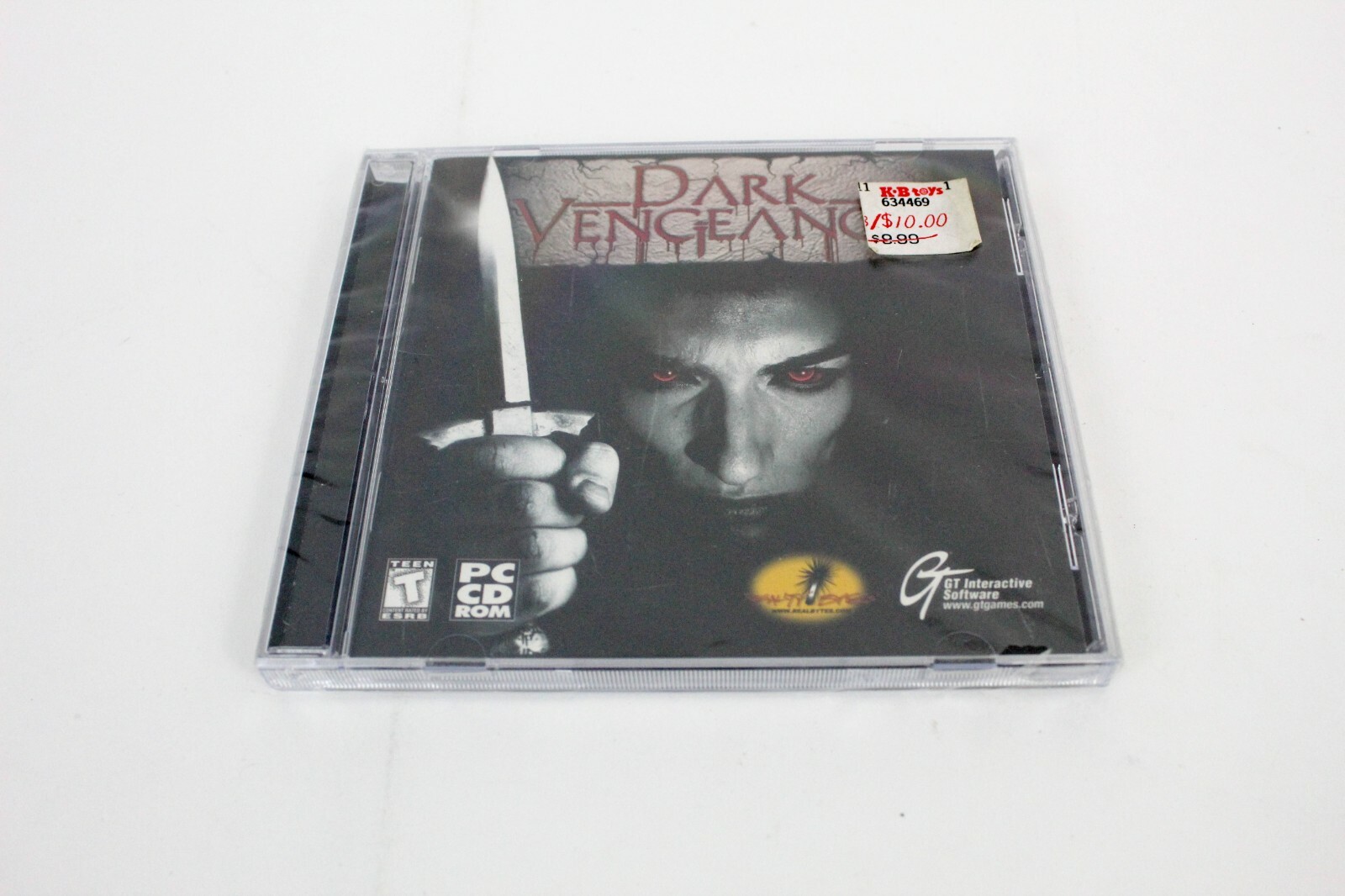 DARK VENGEANCE PC Sealed, Cracked Case GT Interactive Vintage Computer Game