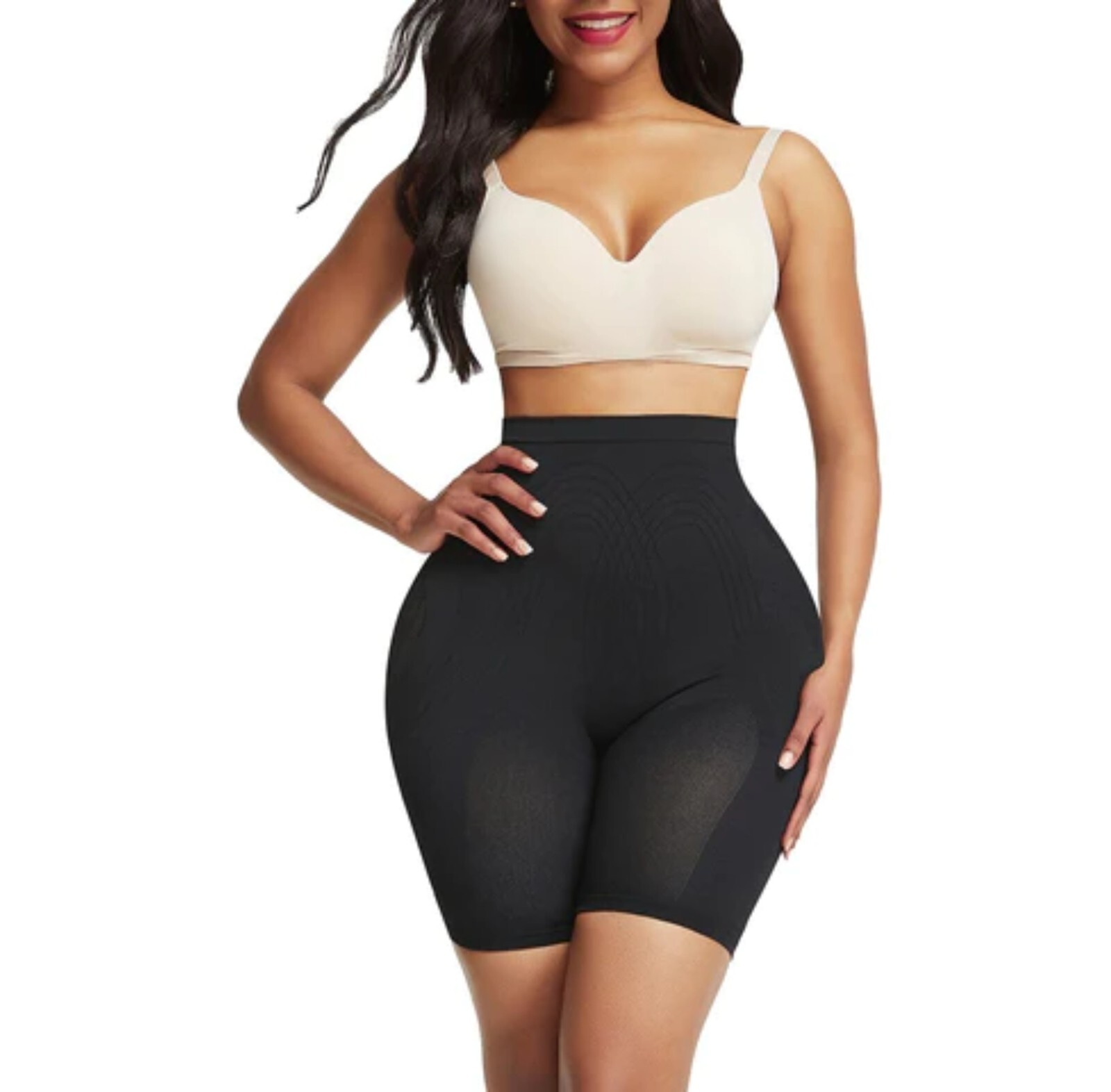 Fajas Colombianas Butt Lifter Women's High Waist Seamless Shaping Contour Shorts
