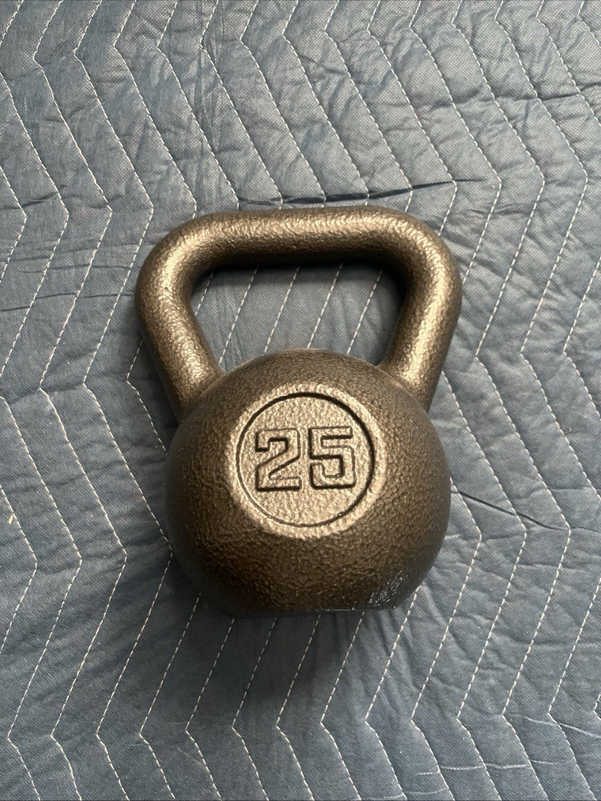 Athletic Works 25lb Kettlebell Cast Iron Black