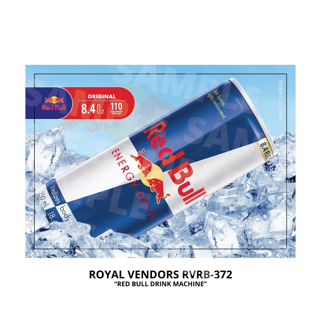 Royal Vendors RVRB 372 - "Red Bull" Energy Drink Original 8.4oz Flavor Strip