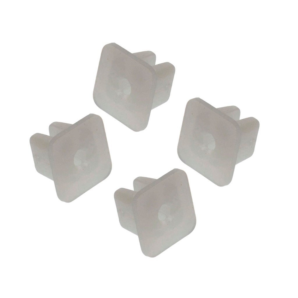 Multi-Purpose Retainers | White | Nylon Material | 12 Millimeters Head Diameter
