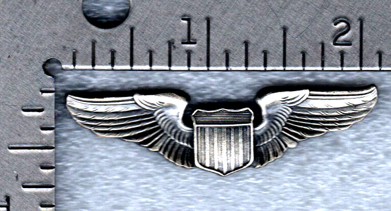 Authentic 1980 era USAF Wings - Pilot Wings (hallmark - L-22)