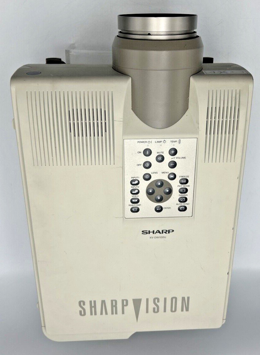 Sharp XV-DW100U 3LCD Projector | 720p HD | 2000 Lumens | Used - Great Condition