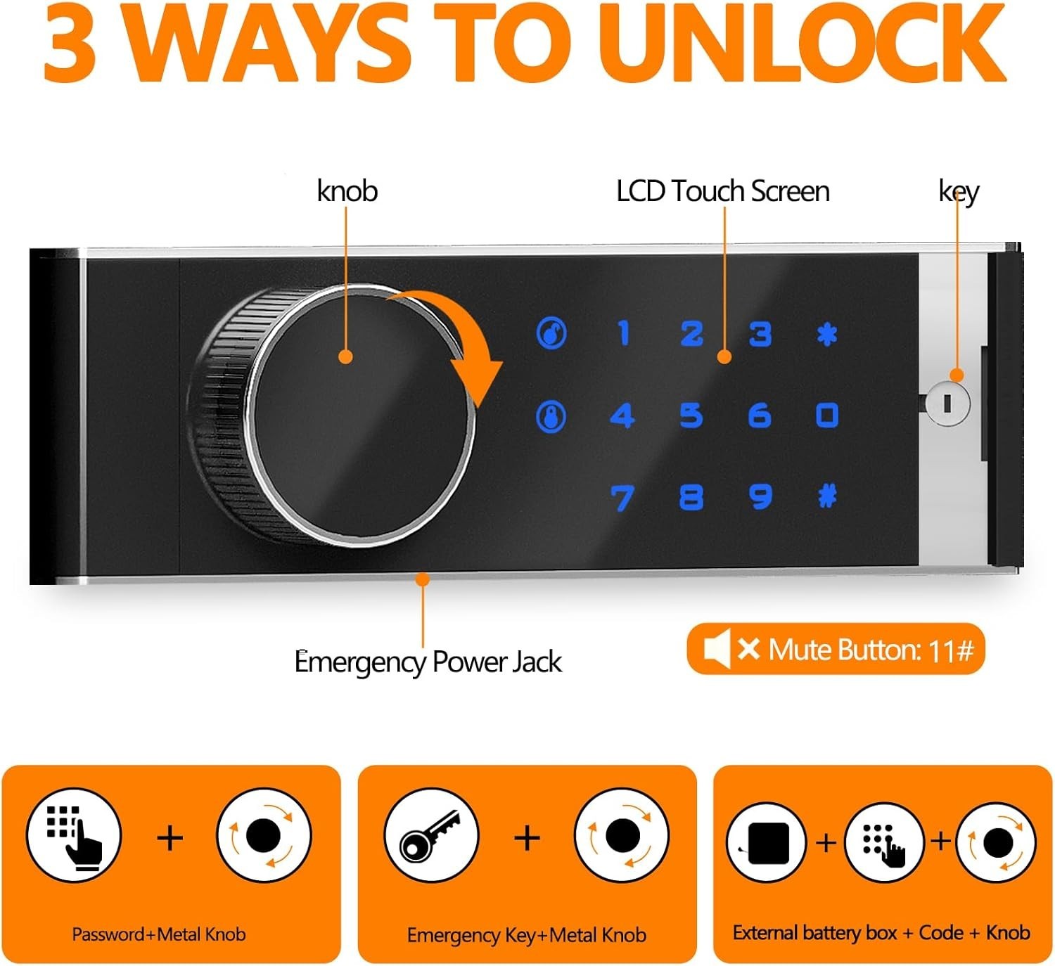 2.0 CUB Depository Drop Safe Fireproof, Front Drop Slot Lock Box with Digital Co