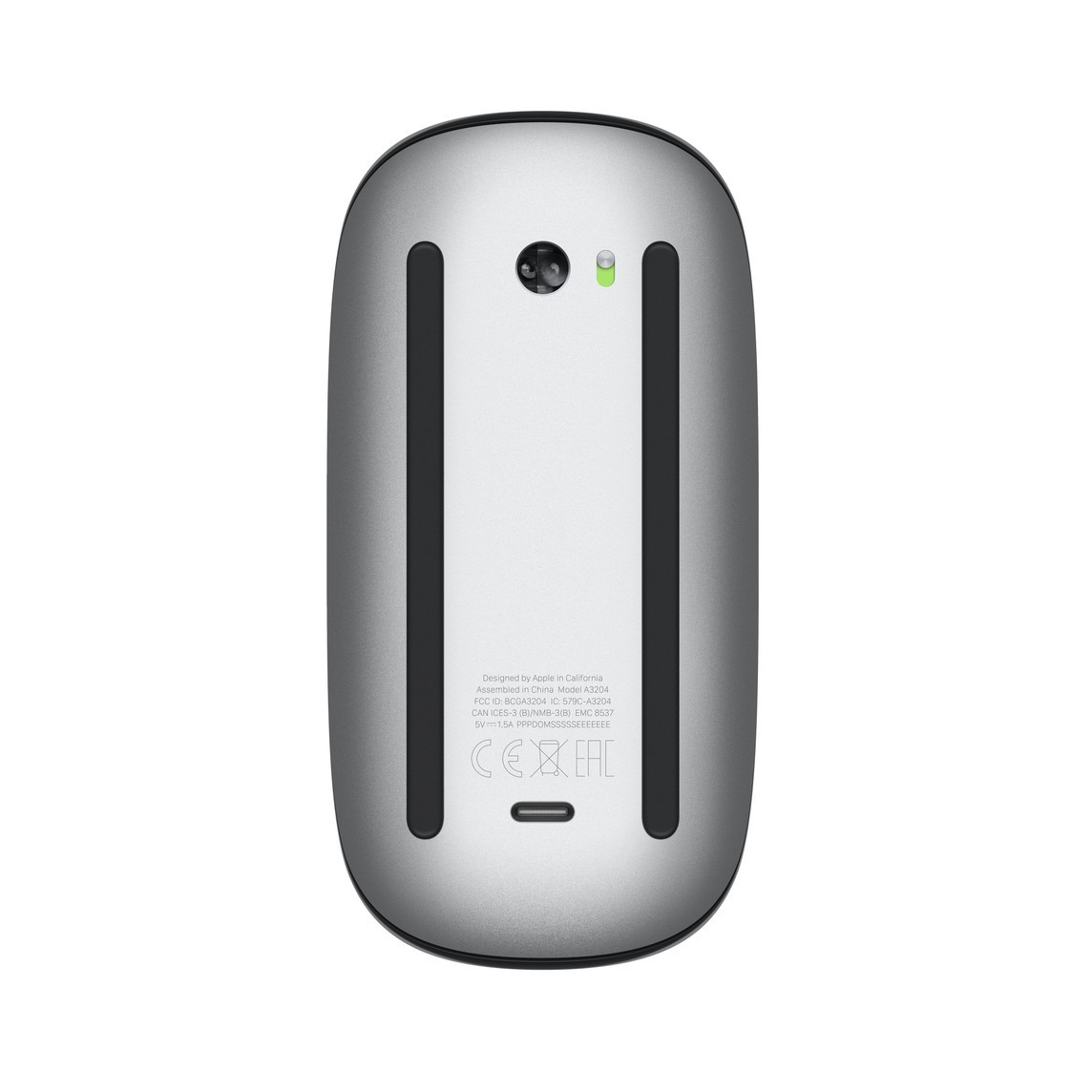 Apple Magic Mouse (USB‑C) - Black Multi-Touch Surface