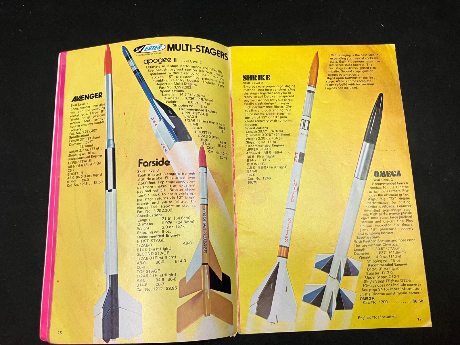 Estes 1975 Model Rocket Catalog - Extremely Rare