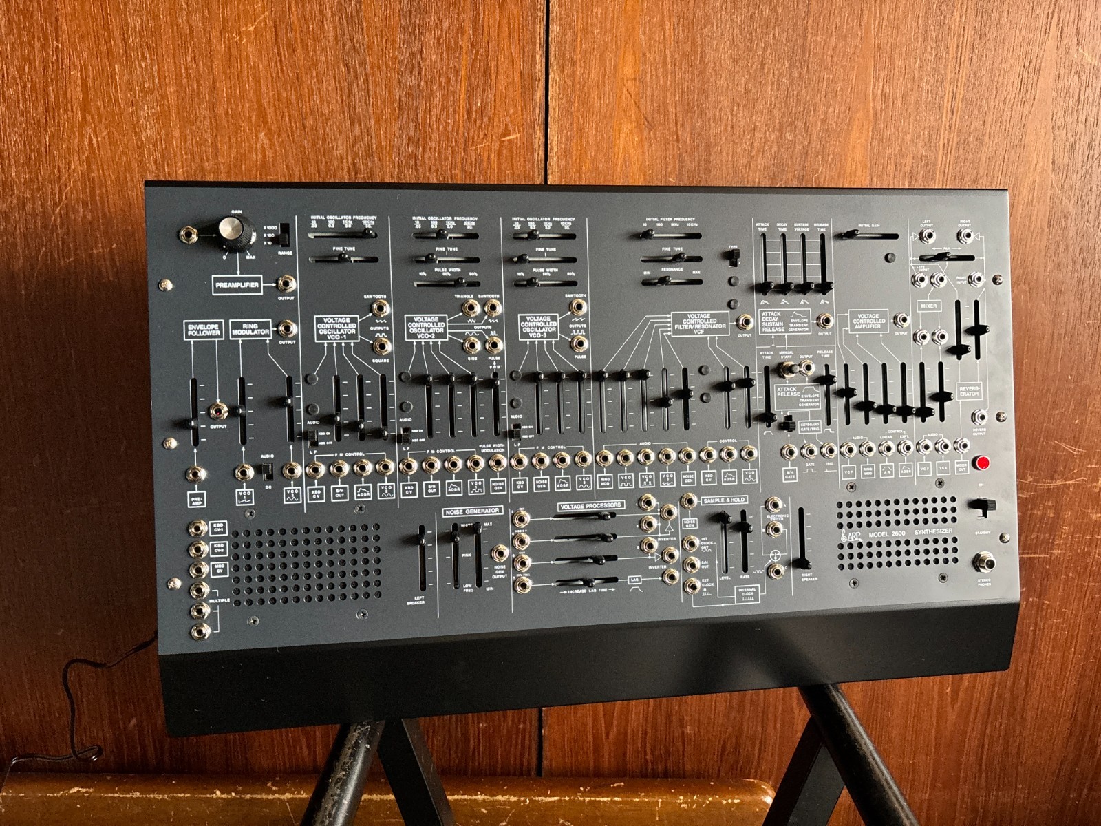 ARP ARP 2600-M SEMI-MODULAR SYNTHESIZER w/ case KORG