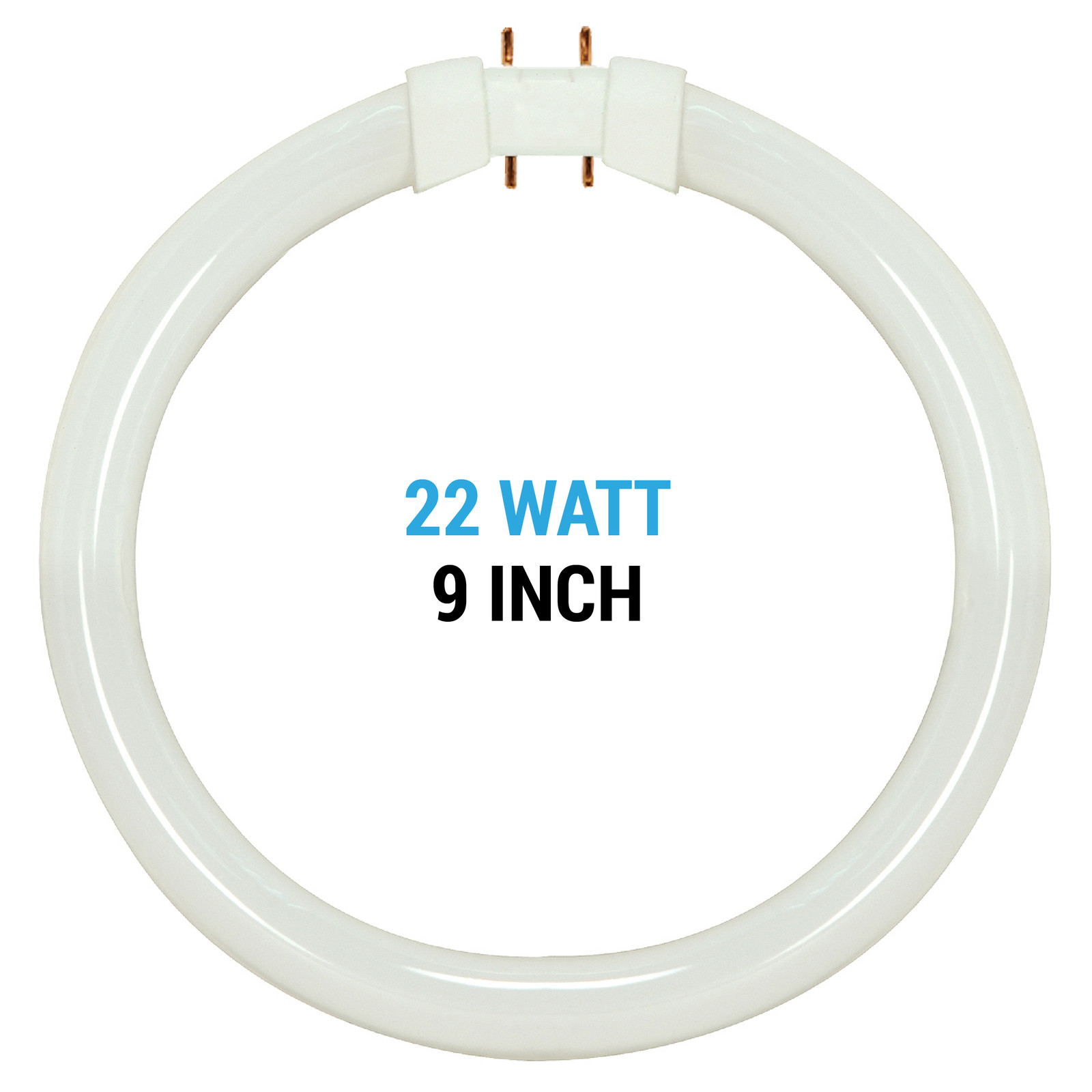 Satco FC22T5/841 Fluorescent 9 Inch Circline 22W T5 4-Pin 2GX13 4100K Cool White