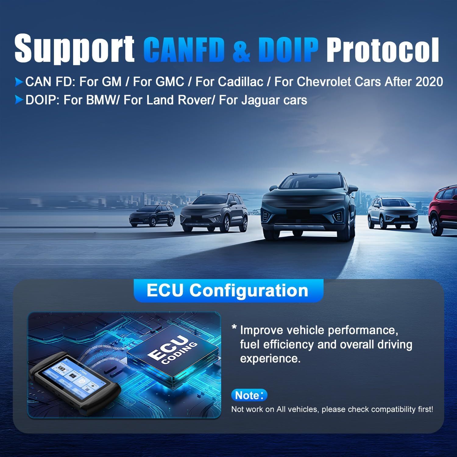XTOOL IP616 V2.0 OBD2 All System Scanner Diagnostic Tool Lifetime Free Update