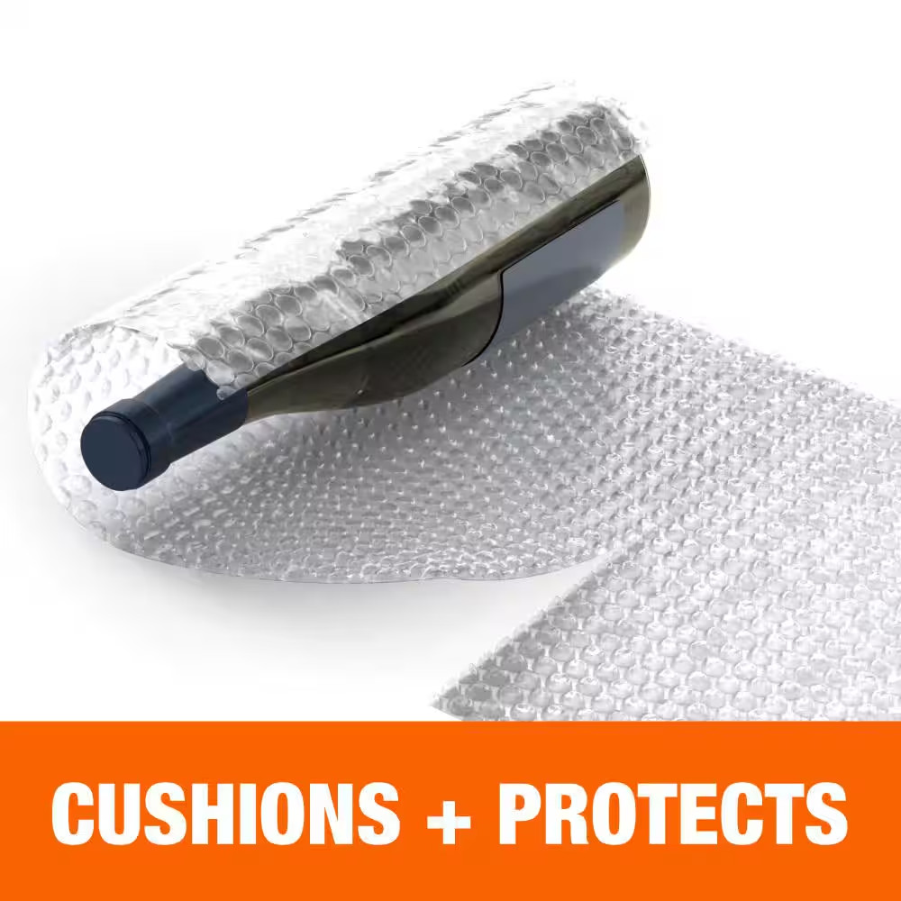 12 In. X 100 Ft. L Clear Perforated Bubble Cushion