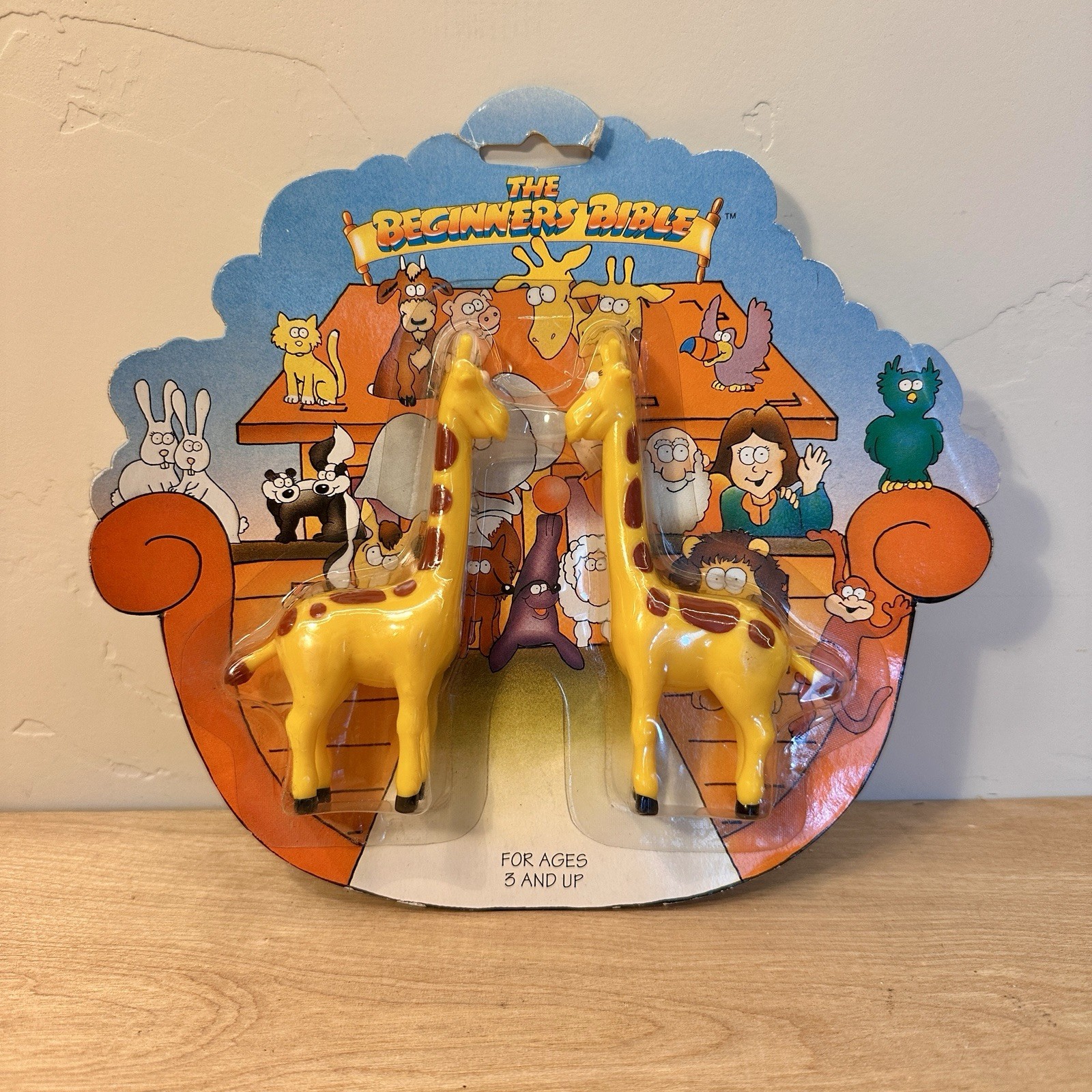The Beginners Bible - Noah's Ark Figurines / Characters - Giraffes Sealed - 1994