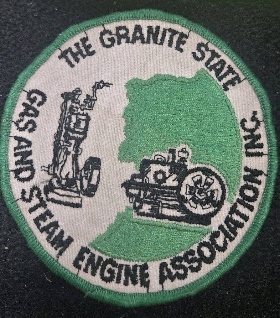 THE GRANITE STATE GAS AND STEAM ENGINE ASS.PATCH