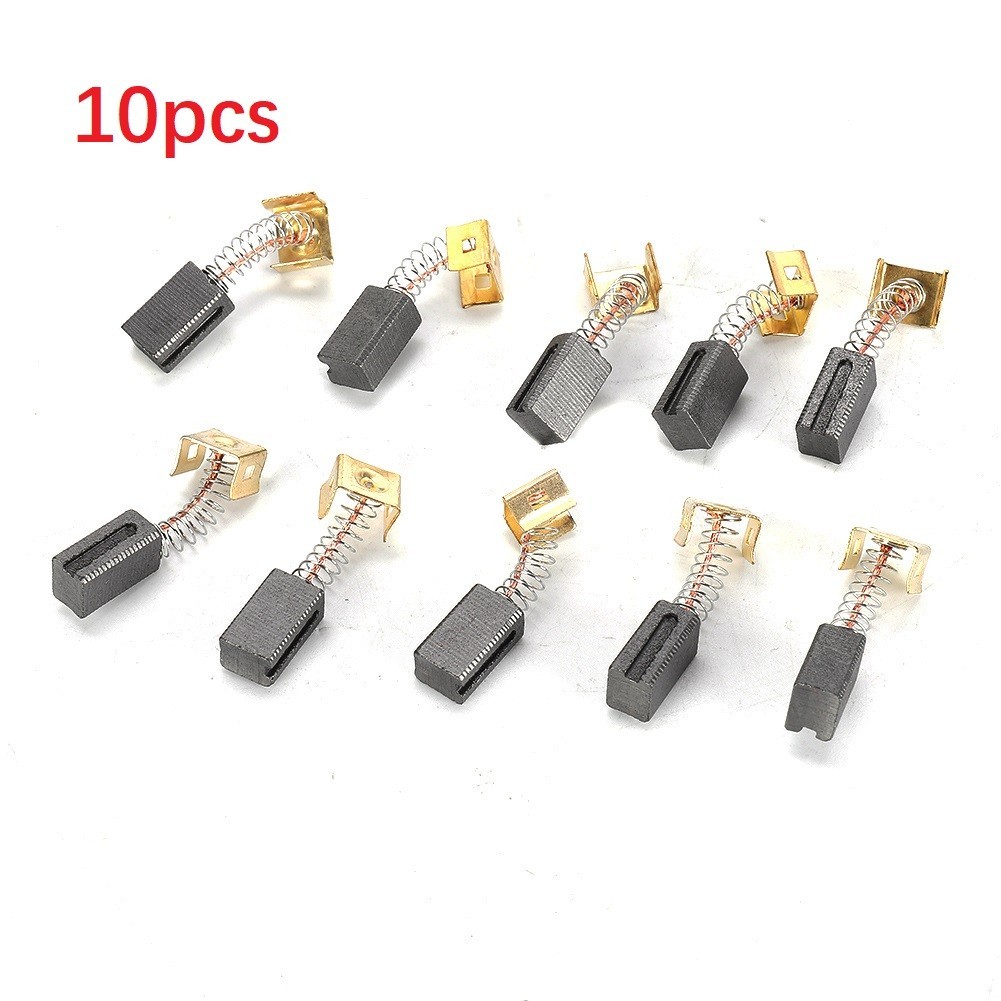 10pcs Carbon Brushes Accessories For Black Decker CD105 CD110 CD115 KG900