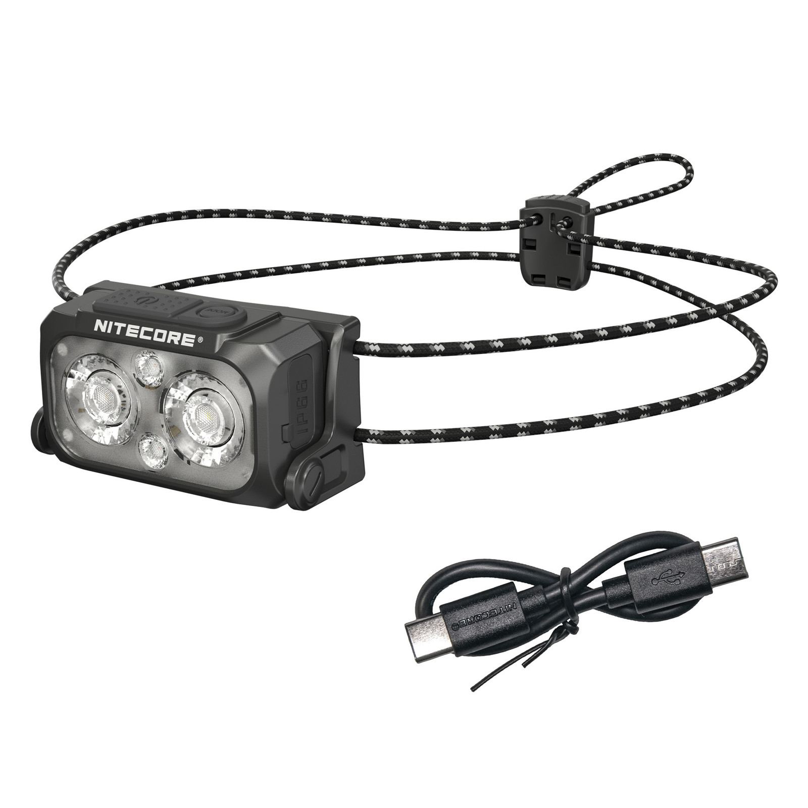 Nitecore NU25 MCT UL 400 Lumen USB-C Multi-Temperature Ultralight Headlamp (BK)