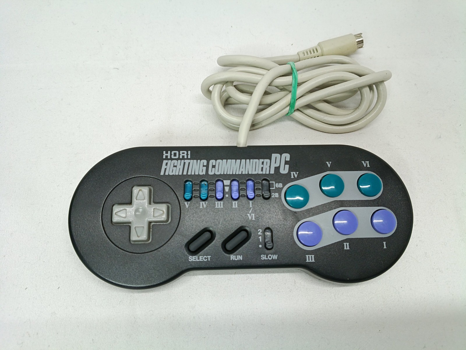 Fighting Commander PC PC Engine 6 button Controller Hori HPJ-07 Tested