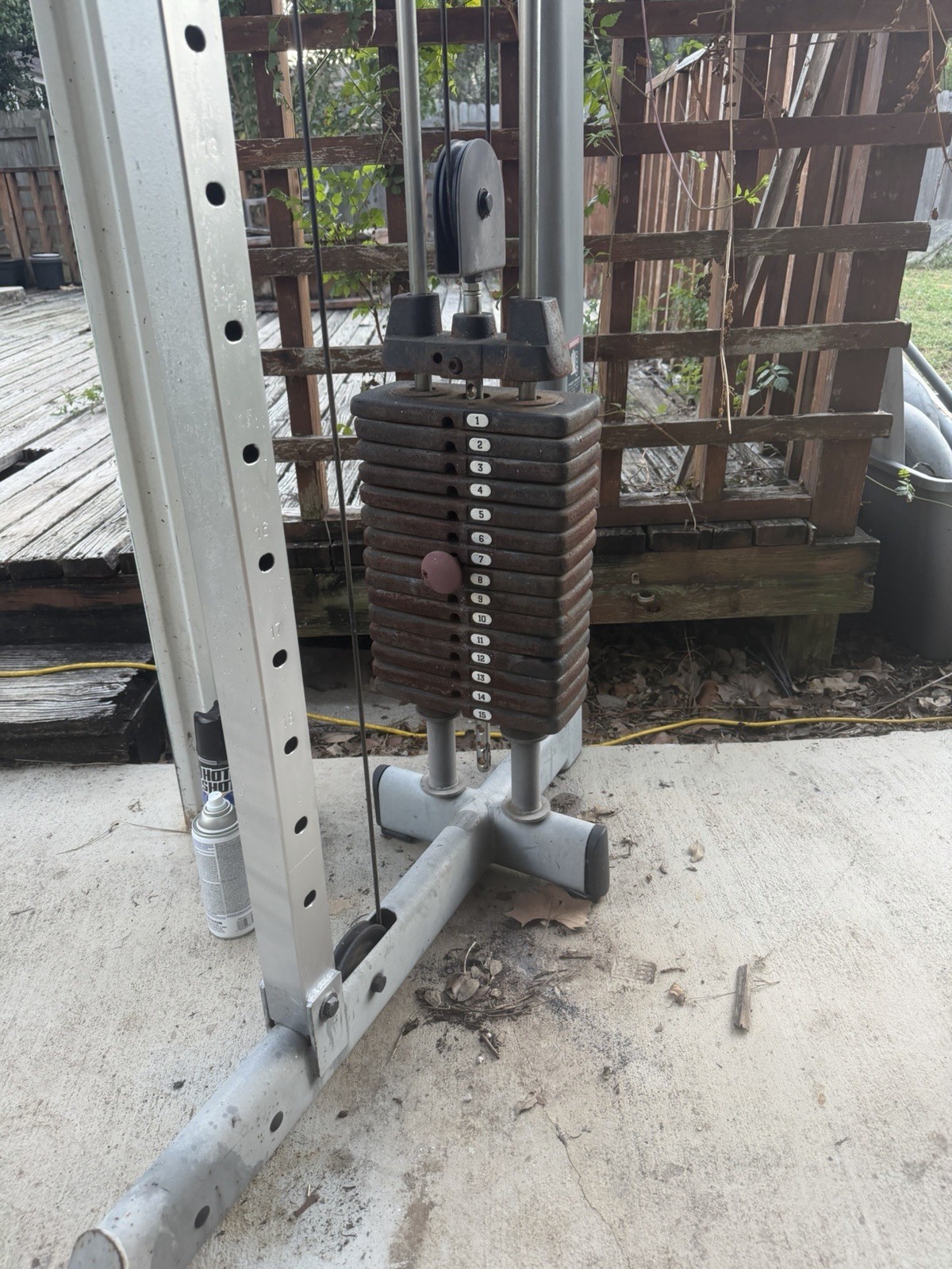 Commercial Dual Adjustable Pulley Functional Trainer Cable Machine + Attachments