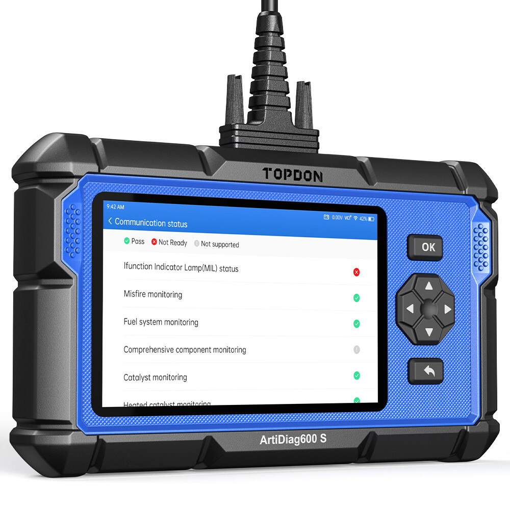 Free Updates! TOPDON AD600S 9 Reset CAN-FD Auto VIN Escaner Automotriz OBD2 Tool