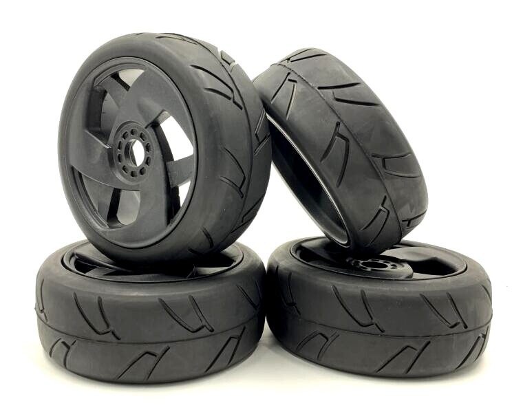 4pcs 1/8 Buggy on road tires 17mm for kyosho hobao hsp hpi Teamc tires set