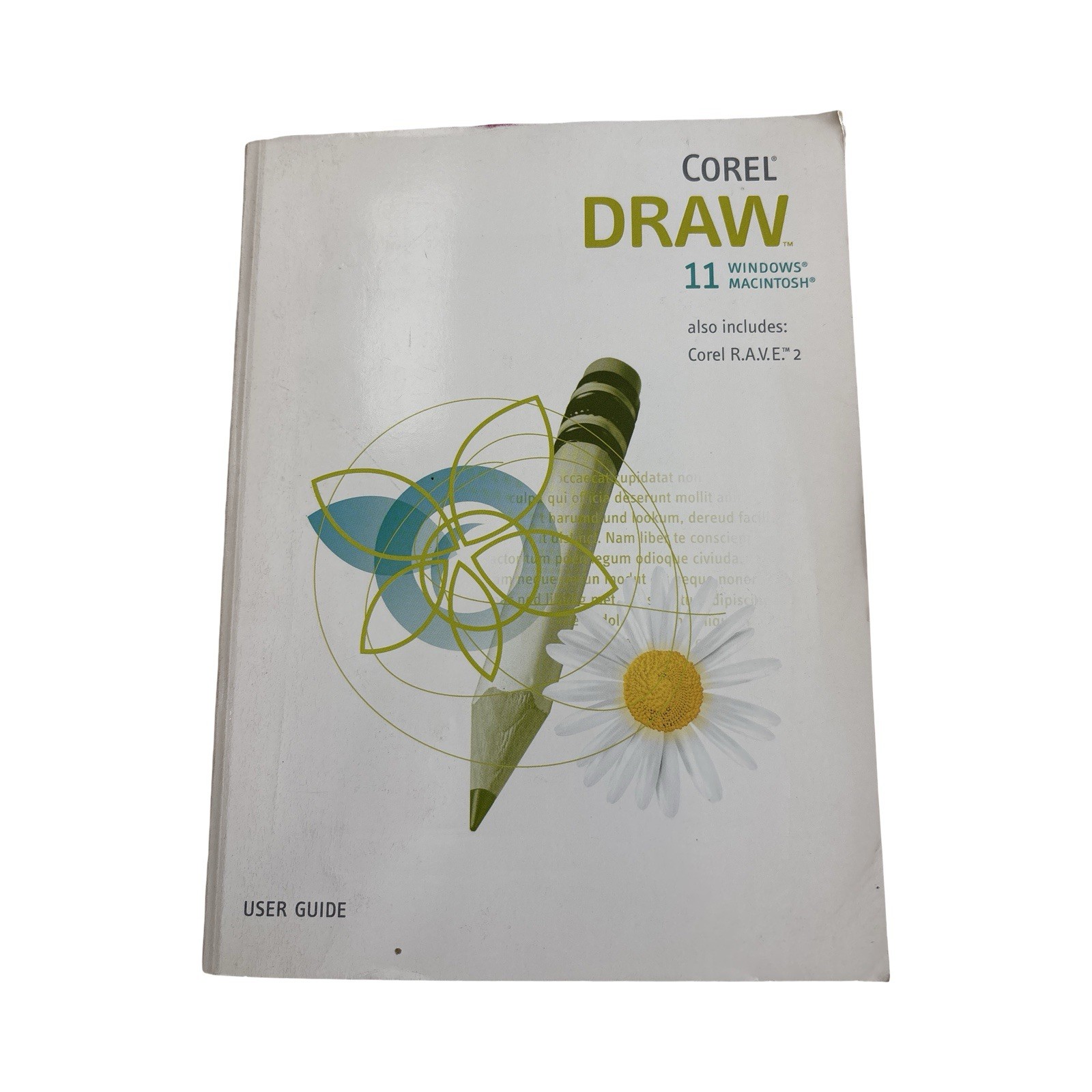 Corel Draw and Photo-Paint 11 user guides 11 Windows Macintosh Corel R.A.V.E. 2