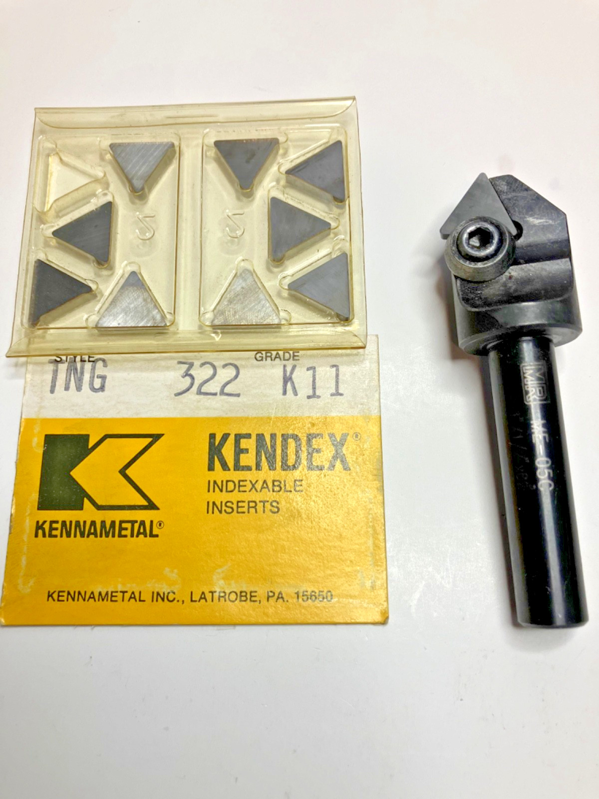 Preowned Inserted Countersink Tool with New Kennametal Inserts.