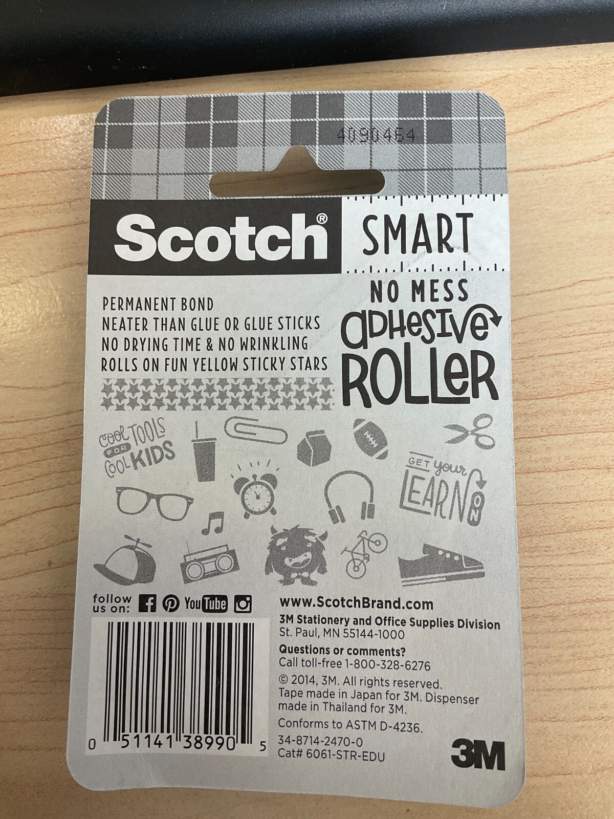 Sc otch Adhesive Roller Double Sided Star Design Craft Adhesive 3 Rollers