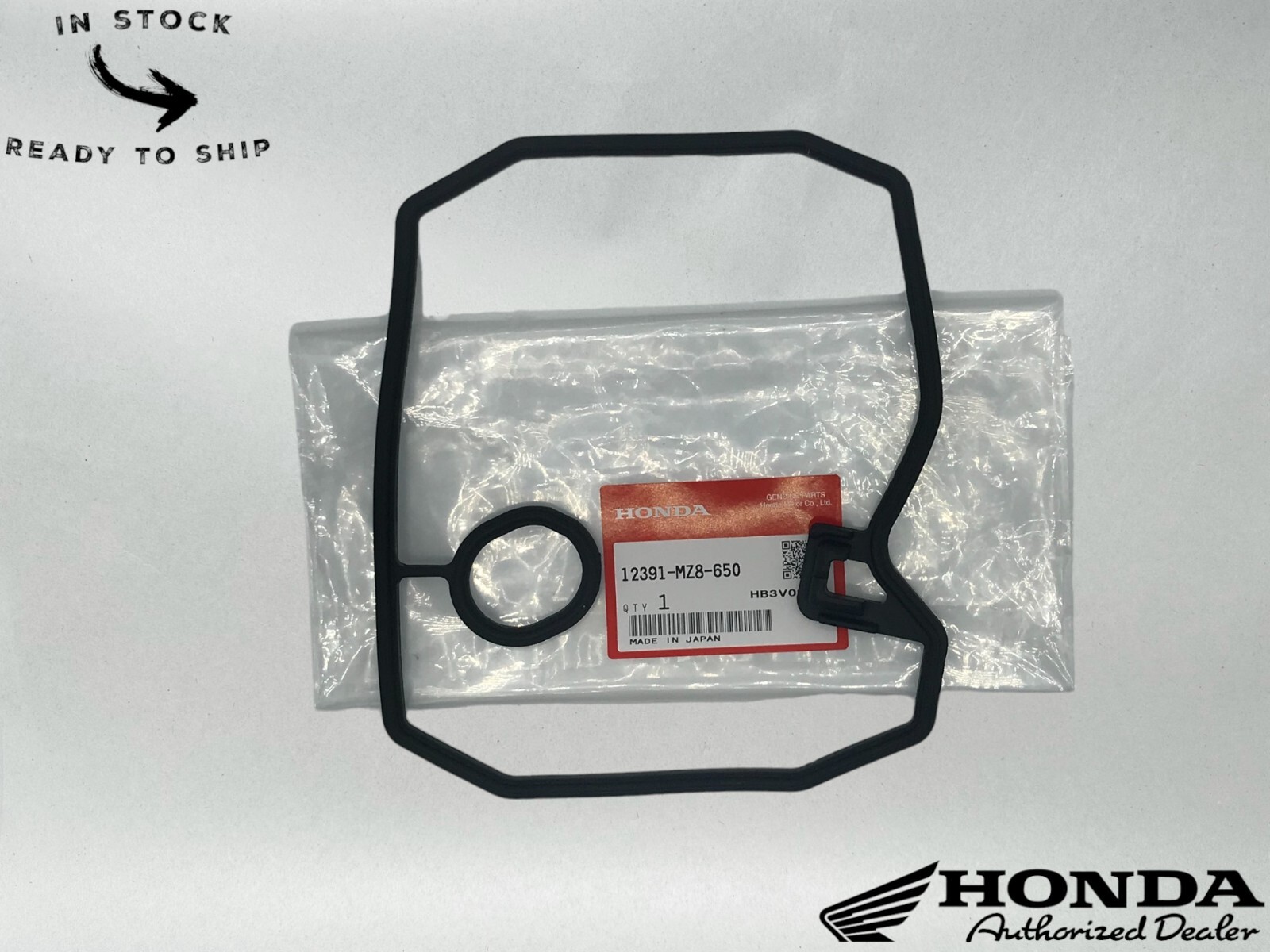 Honda OEM Valve Cover Head Gasket 12391-MZ8-650 - VT600 VT750 F406