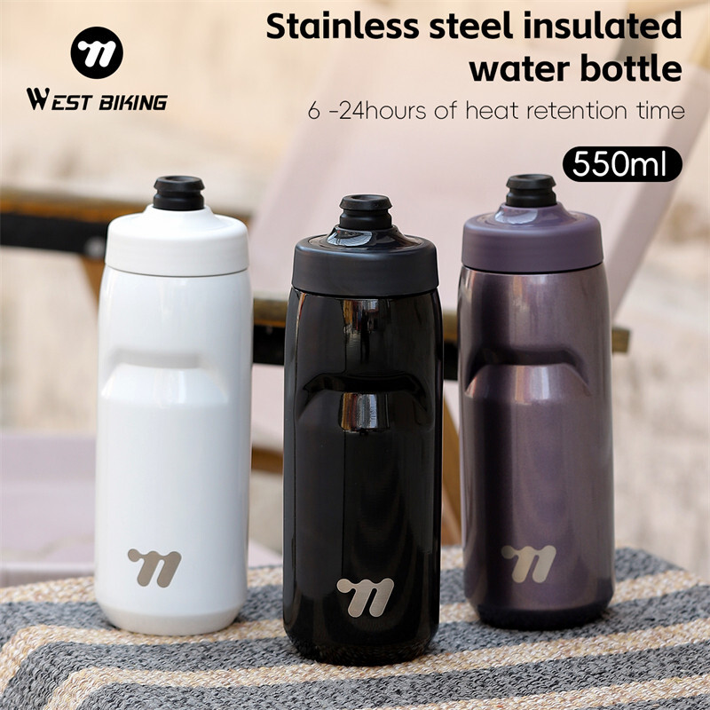 WEST BIKING Sport Insulated Stainless Steel Water Bottle Cycling Riding Cup