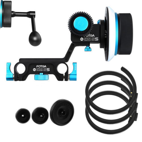 Hot FOTGA DP500IIS Dampen Follow focus For DSLR 15mm Rail Rod&Gear+Gear Belt Kit