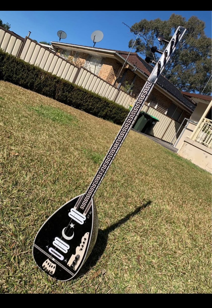 Electric Saz Baglama Turkish Long Neck Instrument w/ Pickup – Brand New