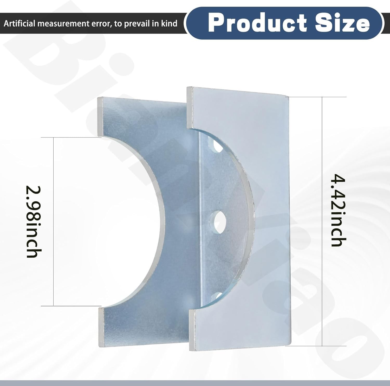 FOR GHOST GATE CONTROLS 3" REAR POST BRACKET AX3RW FOR 3 INCH ROUND POSTS W