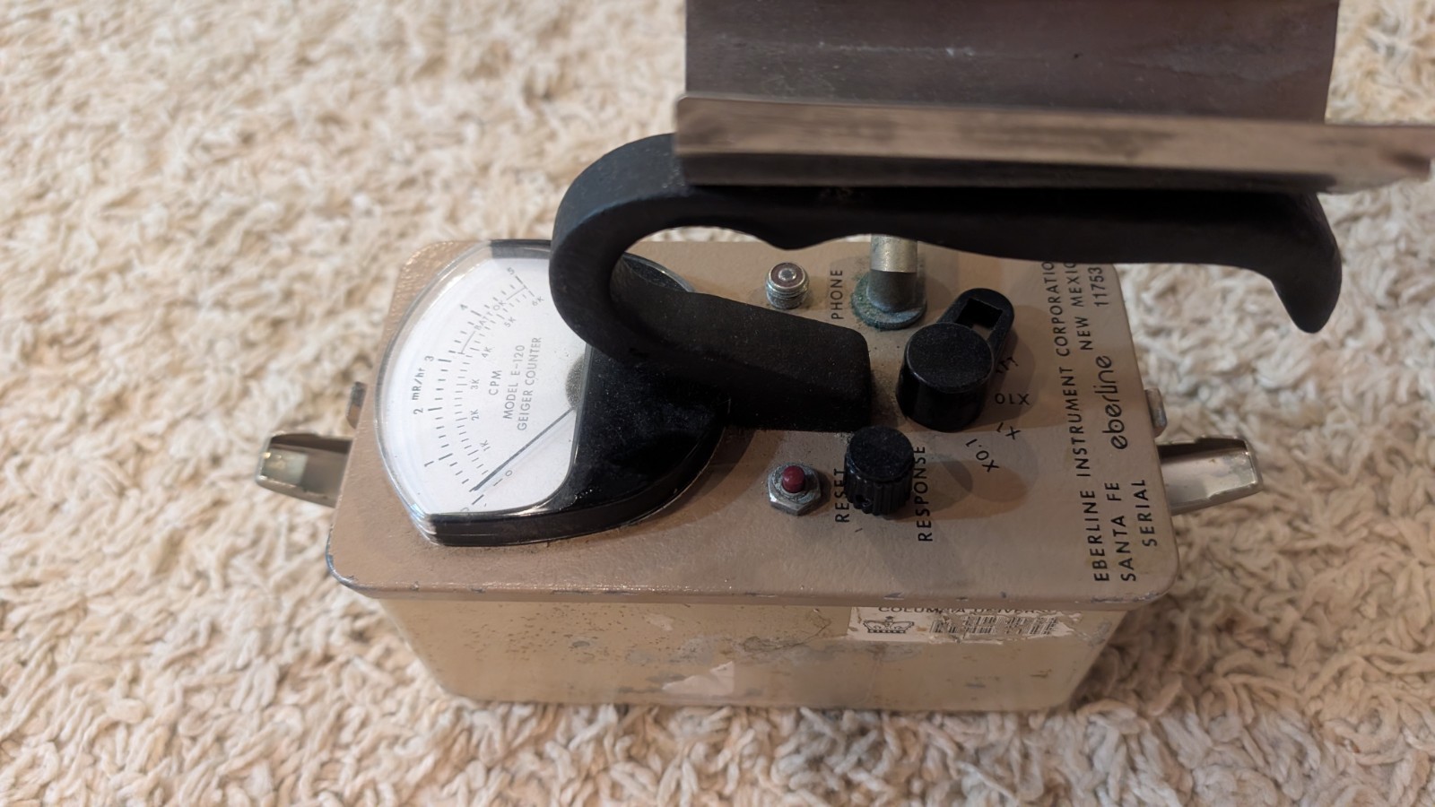 Eberline E-120 GM Survey Meter Tested and Working Guaranteed