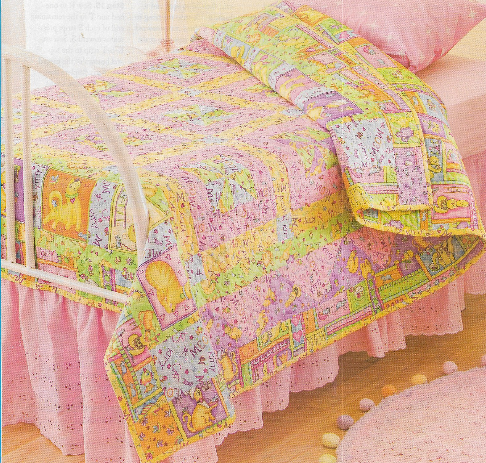 A Little Bit Catty Quilt quilting pattern instructions
