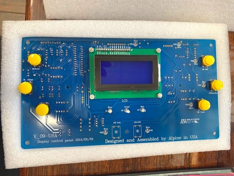Parts/ Alpine 360A Ice Cream Machine Display Control Panel Board