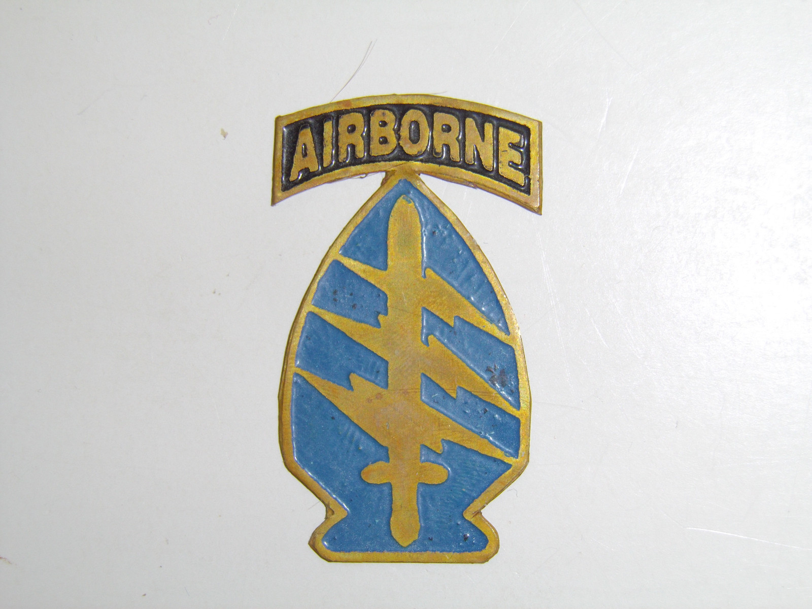 b6109s US Army Vietnam Special Forces Flat Metal Emblem For Plaques singl C13A18