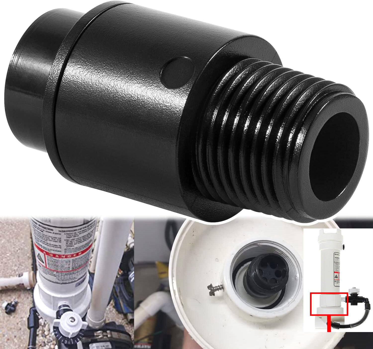 For Pentair Rainbow automatic chlorine/bromine in-line pool Check Valve R172248