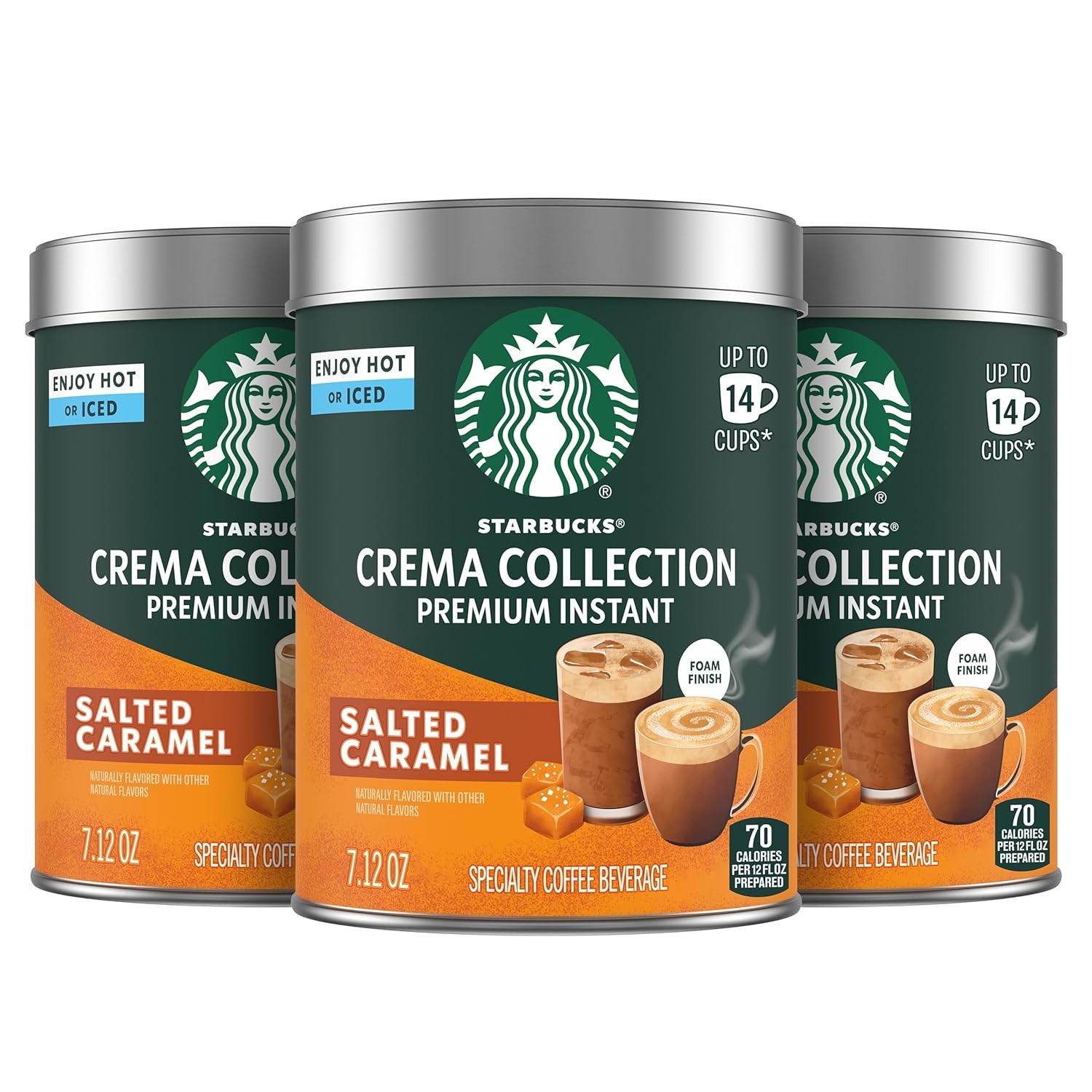 Starbucks Crema Collection Premium Instant Salted Caramel Flavored Instant...