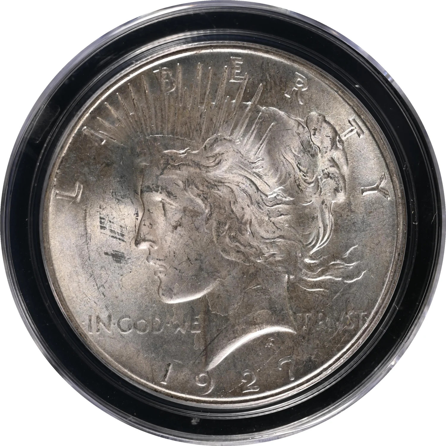 1927 D Peace Silver Dollar PCGS MS-63 CAC